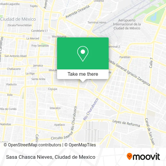 Sasa Chasca Nieves map