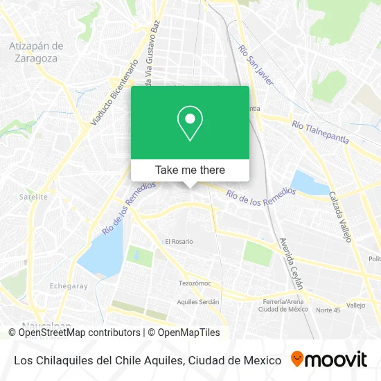 Los Chilaquiles del Chile Aquiles map