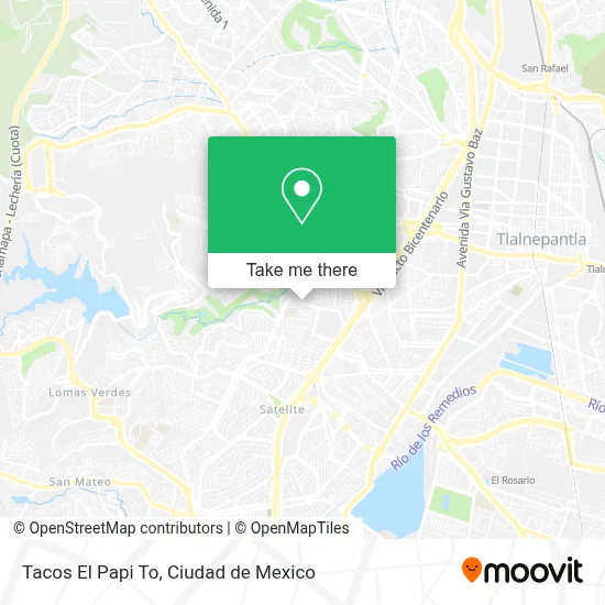 Tacos El Papi To map