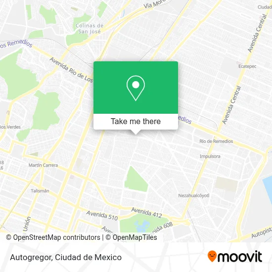 Autogregor map