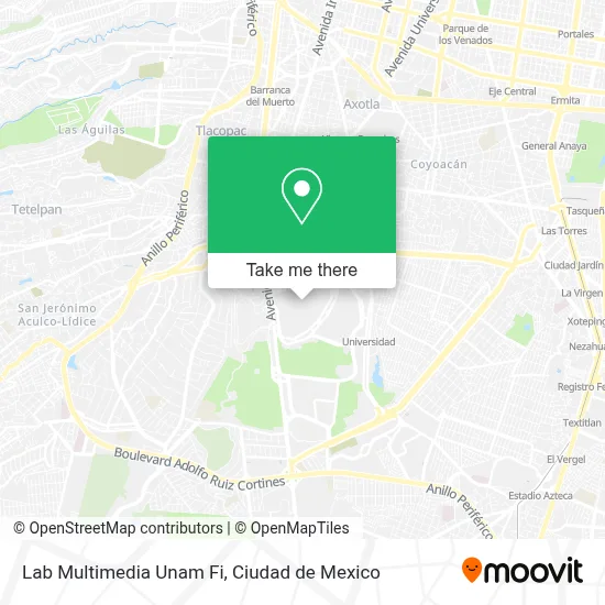 Lab Multimedia Unam Fi map