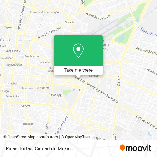 Ricas Tortas map