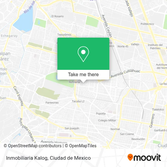 Inmobiliaria Kalog map