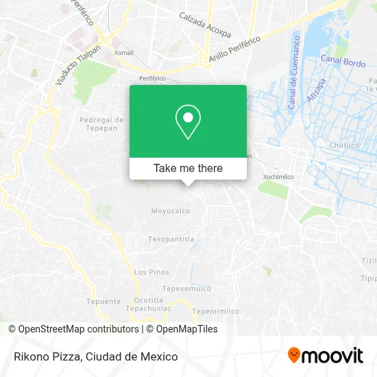 Rikono Pizza map