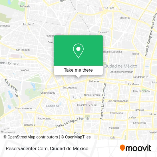Reservacenter.Com map