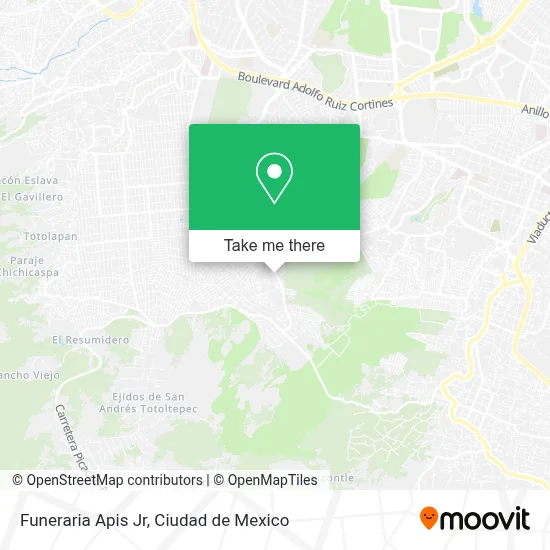 Funeraria Apis Jr map