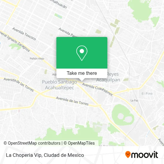 La Choperia Vip map