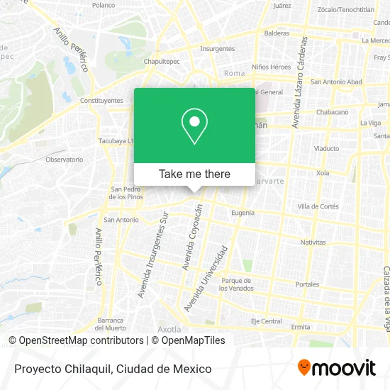 Proyecto Chilaquil map