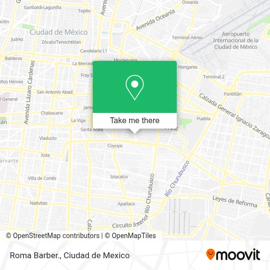 Roma Barber. map