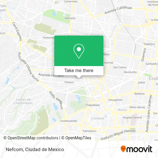 Nefcom map