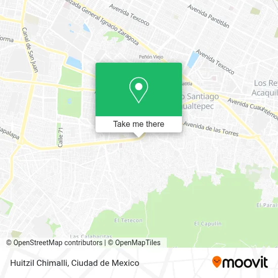 Huitzil Chimalli map