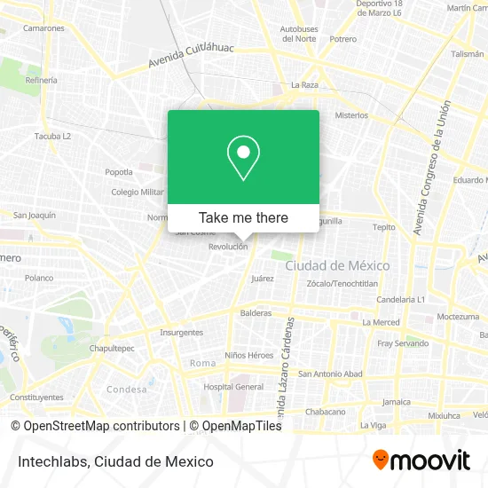 Intechlabs map