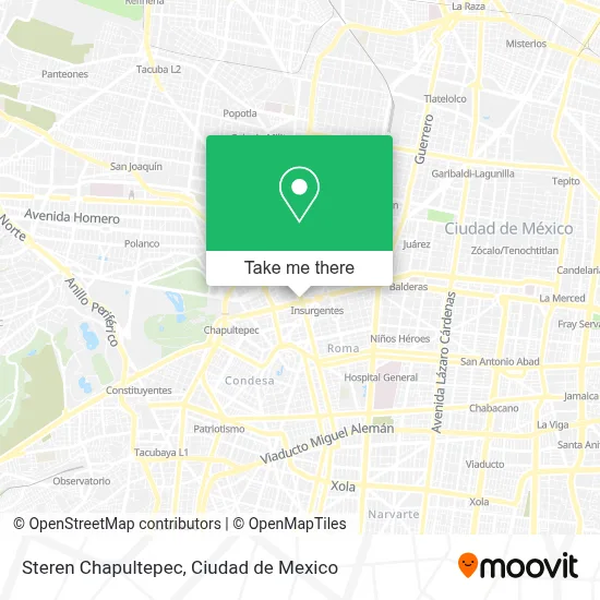Steren Chapultepec map