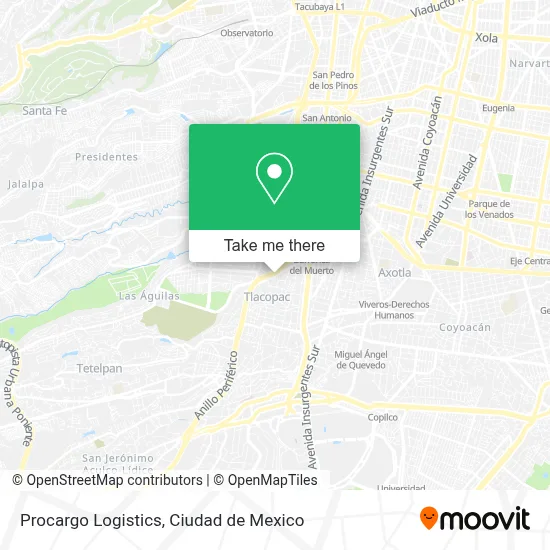 Procargo Logistics map