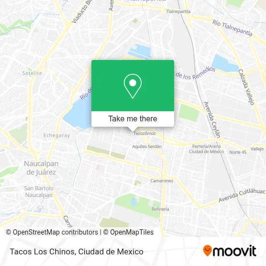 Tacos Los Chinos map
