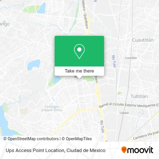 Ups Access Point Location map