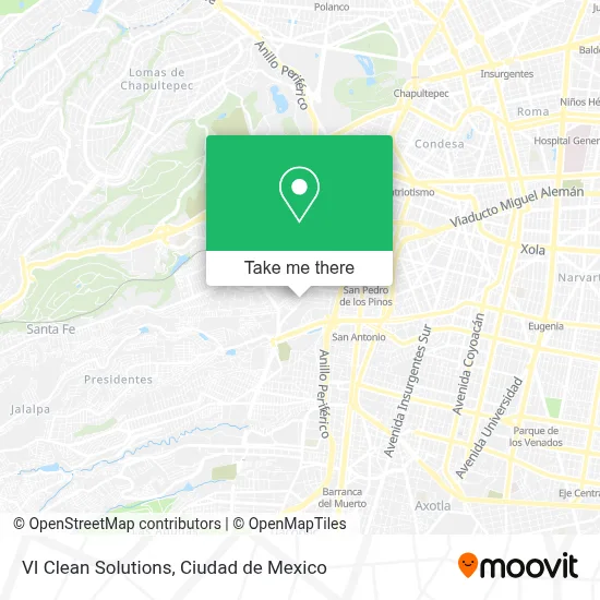 VI Clean Solutions map
