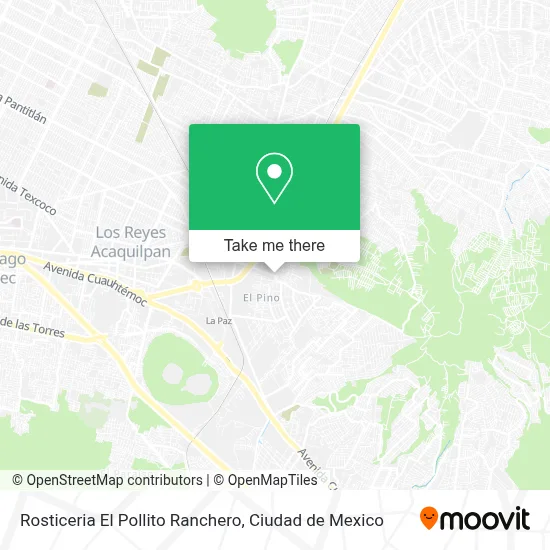Rosticeria El Pollito Ranchero map
