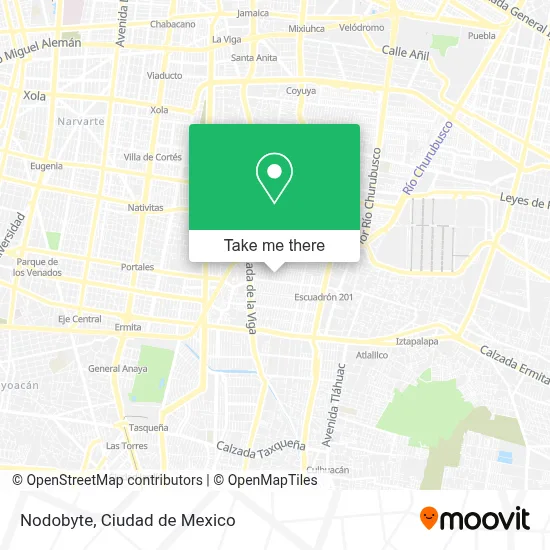 Nodobyte map