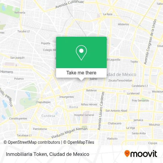 Inmobiliaria Token map