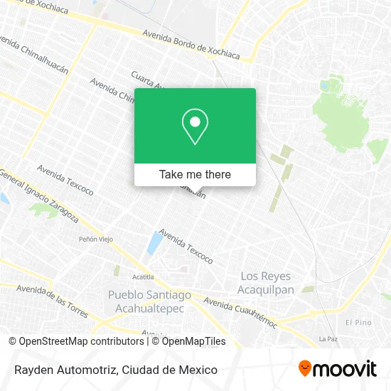 Rayden Automotriz map