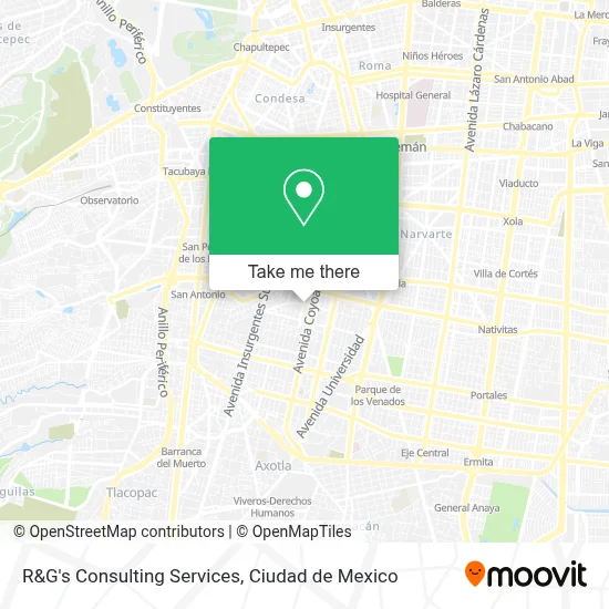 R&G's Consulting Services map