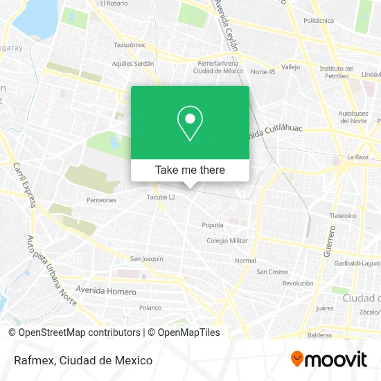 Rafmex map