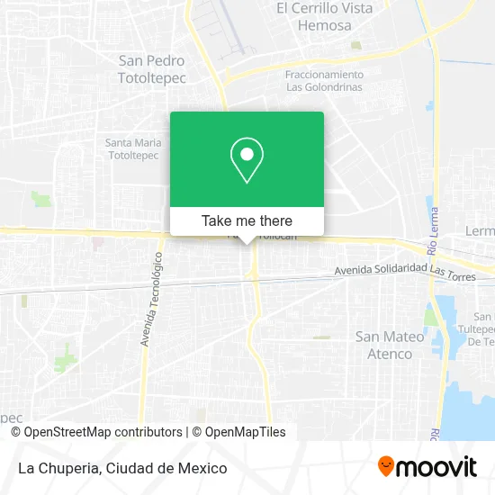 La Chuperia map