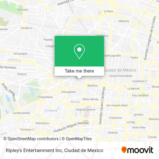 Ripley's Entertainment Inc map
