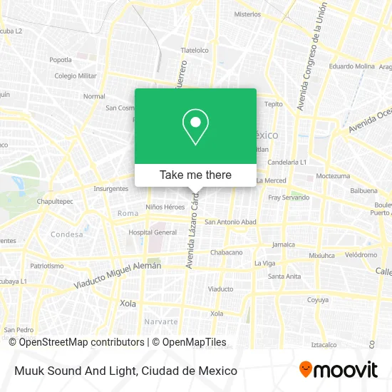 Muuk Sound And Light map