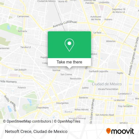 Netsoft Crece map
