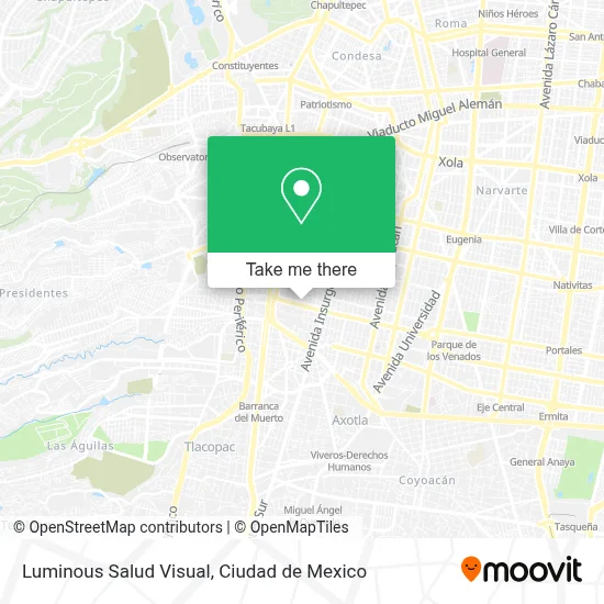 Luminous Salud Visual map