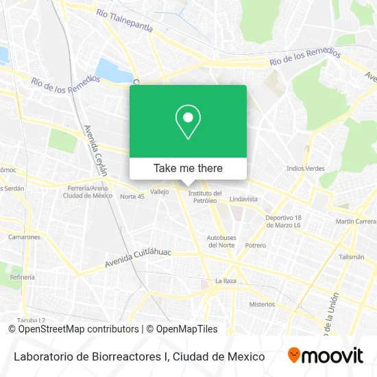 Laboratorio de Biorreactores I map
