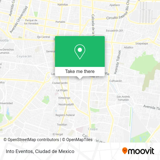 Into Eventos map
