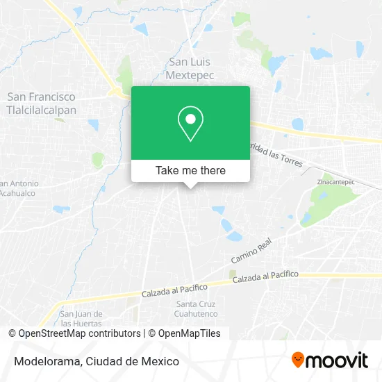 Modelorama map