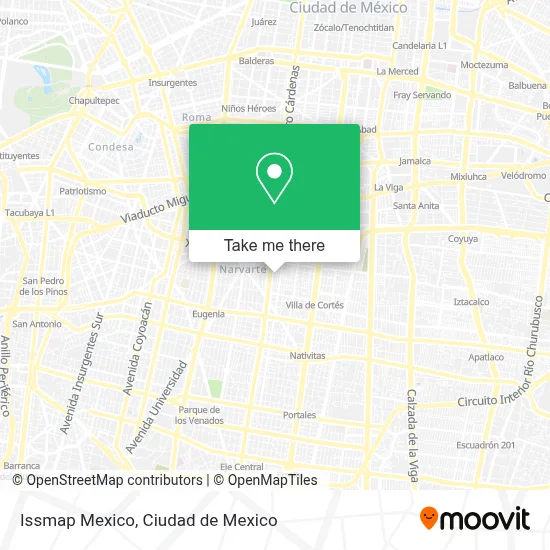 Issmap Mexico map