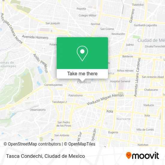 Tasca Condechi map