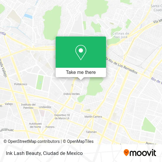 Ink Lash Beauty map