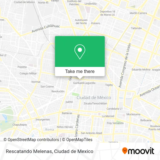 Rescatando Melenas map