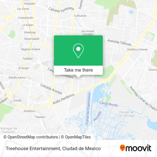 Treehouse Entertainment map
