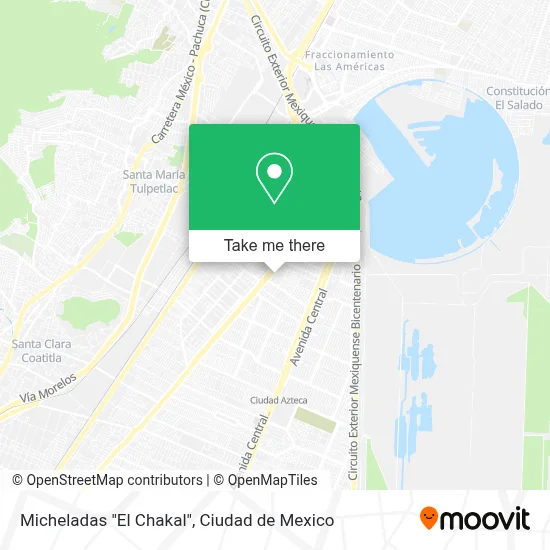 Micheladas "El Chakal" map