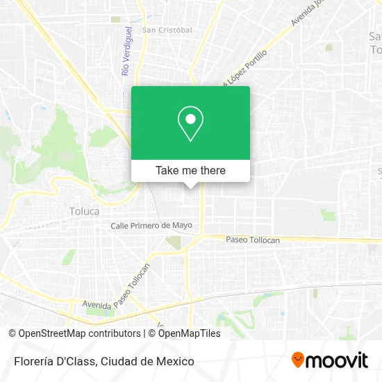 Florería D'Class map