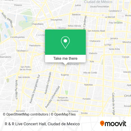 R & R Live Concert Hall map