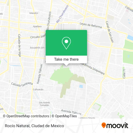 Rocío Natural map