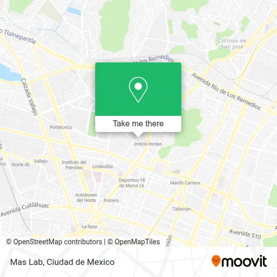 Mas Lab map