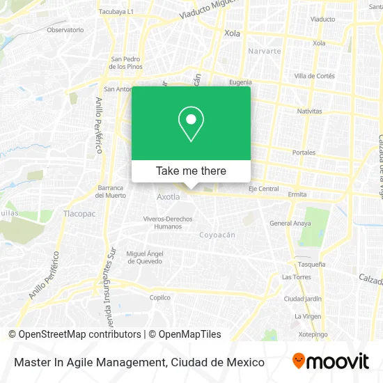 Master In Agile Management map