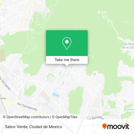 Sabor Verde map