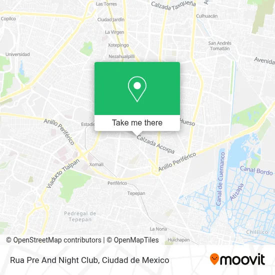 Rua Pre And Night Club map