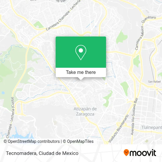 Tecnomadera map