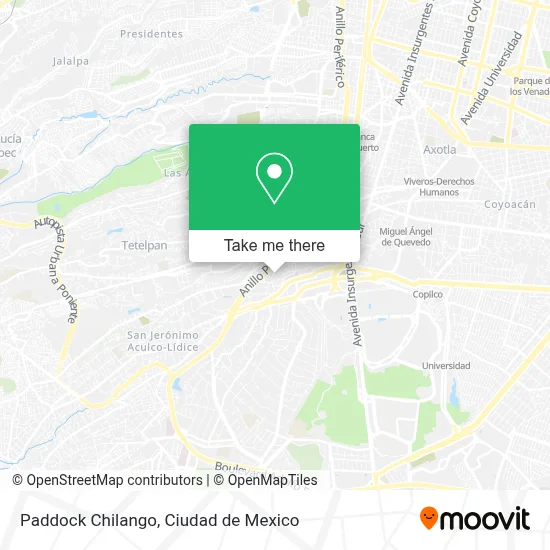 Paddock Chilango map